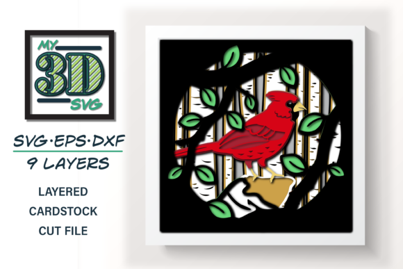3D Cardinal SVG for Shadow Boxes: A Visual Designer’s Review for Content Publishers
