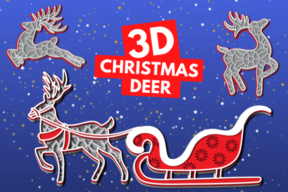 3D Christmas Deer SVG Bundle: A Designer Review