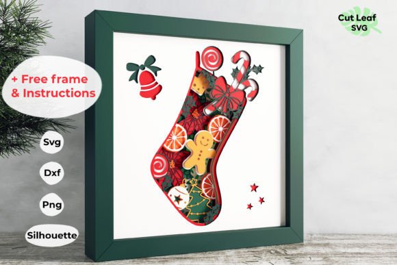 3D Christmas Shadow Box: A 3D SVG Review