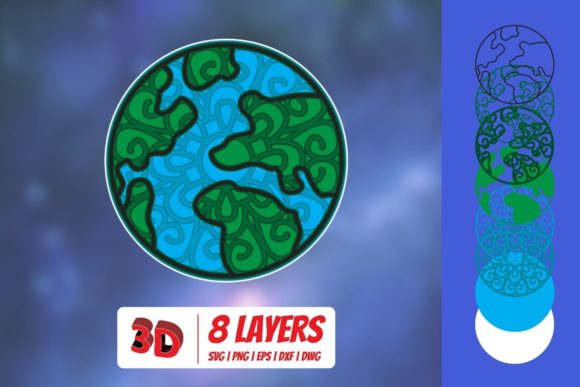 3D Earth SVG: A Dynamic Shape for Modern Design Projects