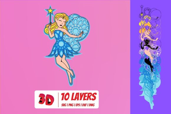 3D Fairy SVG Cut File: A Designer's Review