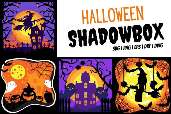 3D Halloween Shadowbox SVG Bundle Review