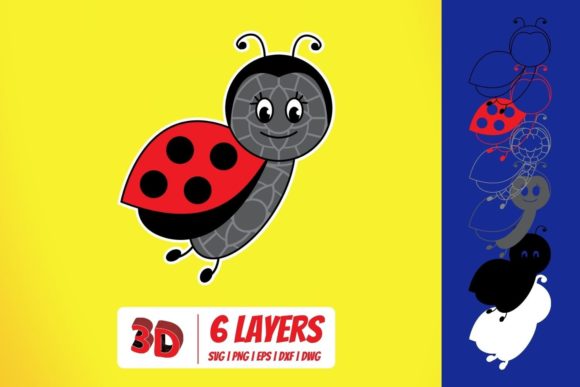 3D Ladybug SVG: A Playful, Versatile Shape for Branding and Craft Projects