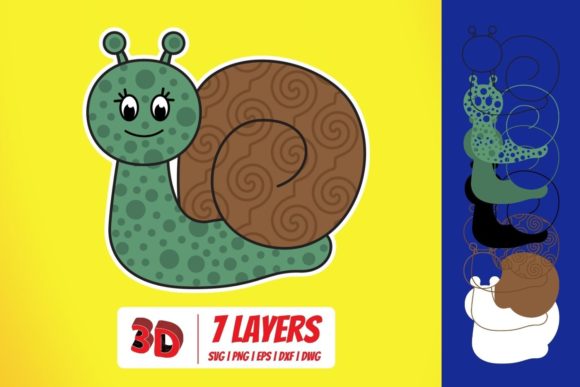 3D Snail SVG: A Whimsical Design Asset for Branding and Creative Projects