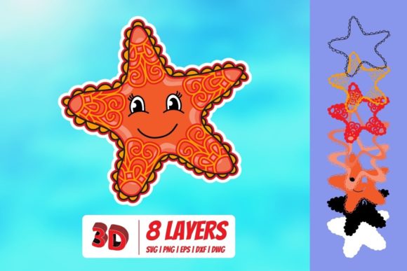 3D Starfish SVG: A Versatile Shape for Lifestyle and Creative Blog Design