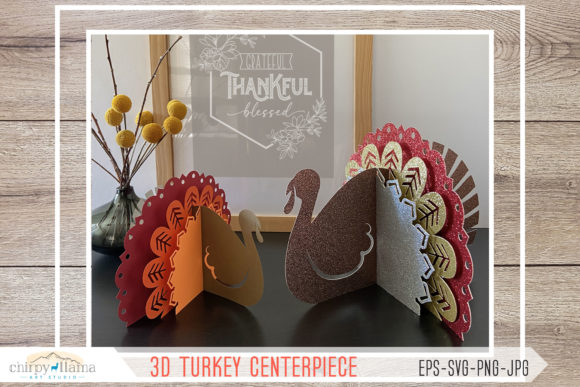 3D Turkey Centerpiece: A 3D SVG Shapes Review