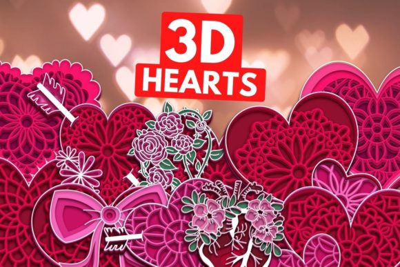 3D Valentines Day Heart SVG Bundle Review for Crafters
