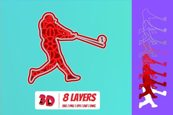 Baseball Player 3D SVG Shapes Review