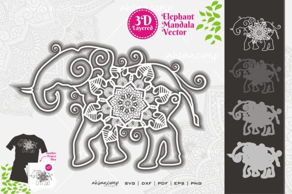 Elephant Mandala 3D SVG: A Visual Powerhouse for Branding & Content Marketing
